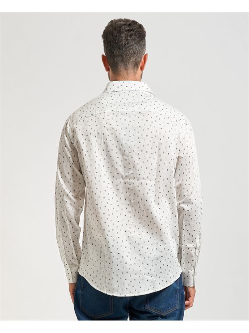 Men's Armani Exchange shirt with lettering ARMANI EXCHANGE | XM001942-AF19194F0027